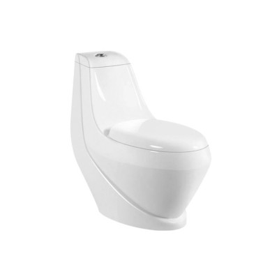 hot items sanitary ware porcelain siphonic one piece bathroom toilet Peeping Chinese toilet