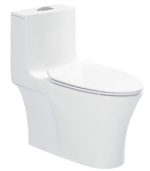 Tangdao cost-effective factory processing  Peeping Chinese toilet one piece toilets with flushing fitting